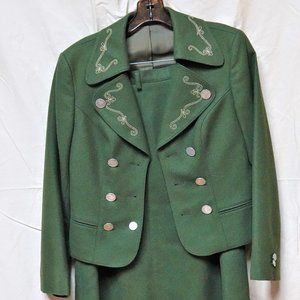 Dark Green 3 piece Pure Wool Suit from Bavaria